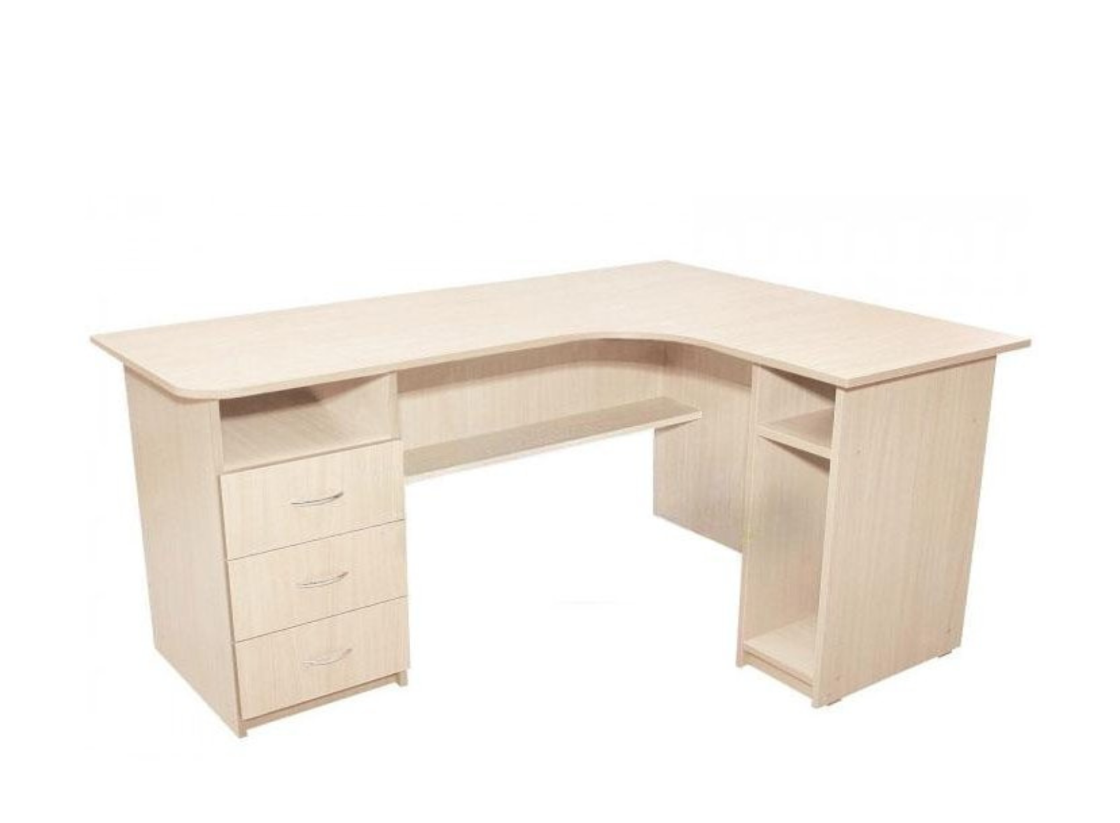 Стіл комп'ютерний кутовий з полицею, ЛЕЛЕКА, 1650х1216х750 мм.